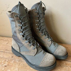 Corcoran Full Force 10" Marauder Military Boot ~ Green Women's Size 8 ~ VGC